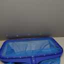 Pool Skimmer Net, Heavy Duty Leaf Rake Cleaning Tool, Fine Mesh Net Bag Catcher Blue