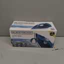 BLACK+DECKER Steam Iron for Clothes with Retractable Cord, Vertical Steaming, Anti-Drip Design, Spray Mist and Auto Clean Button, 1200W (12.72" x 5.63" x 6.30")