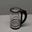 Cosori Electric Kettle, No Plastic Contact With Water, Wide Mouth For Easy Cleaning, Auto Shut Off, 1.7L Tea Kettle & Hot Water Boiler, Water Heater & Teapot, Borosilicate Glass, Black, 1500W (1.8 Quarts)