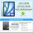 Matte Privacy Screen Protector for iPad Air 11 Inch M3 M2 (7th&6th Generation, 2025/2024), Anti Spy Private Filter for iPad Air11 Inch, High Sensitive Bubble-Free Black Security Screen, 1 Pack