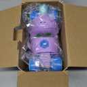 Kids Roller Skate for Girls Boys Ages 2-5 Years Old, Adjustable Toddler Rollerskates, Children Beginner Roller Skate (Purple)