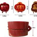 Holiday Mini Pie Mold, Hand Pie Press Mold Maker for Baking, Party Potluck Hand Pie Molds, Pumpkin Cookie Cutters, for Festivals and Parties3PCS