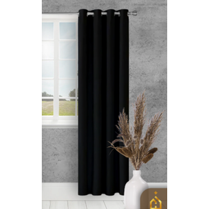 1 pcs High Precision Blackout Curtain Black 55x60"