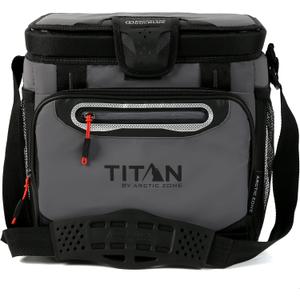 Titan by Arctic Zone Deep Freeze Cooler - Zipperless Hardbody Cooler - Deep Freeze Insulation, HardBody Liner, and SmartShelf