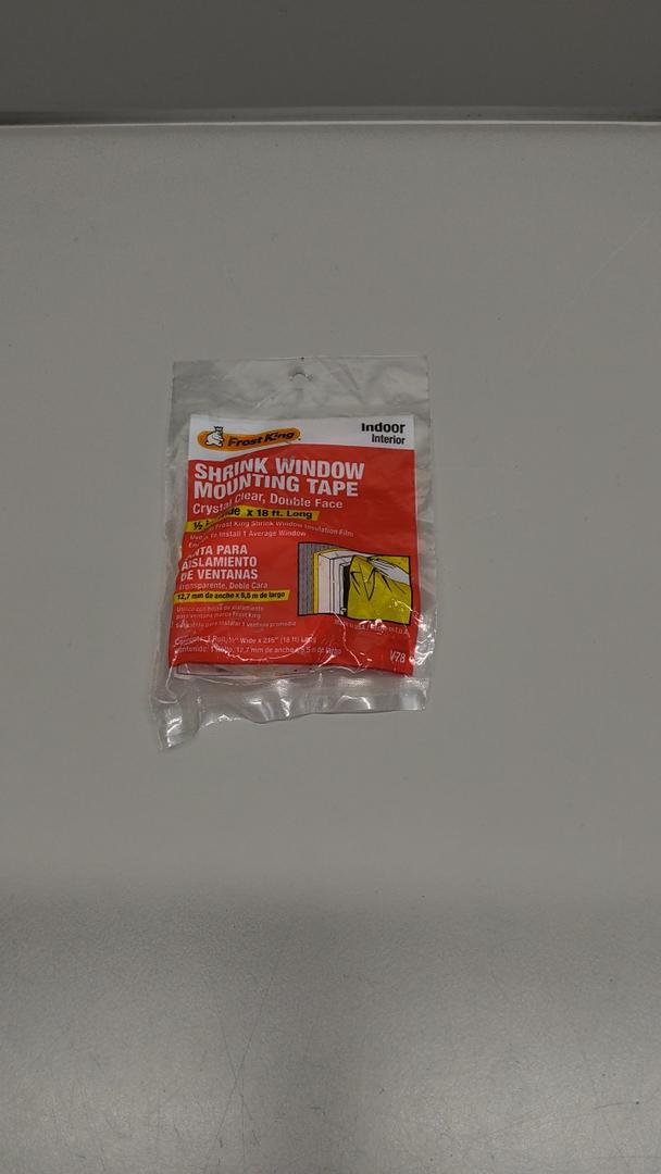 Frost King V78H Mounting Tape, 18 ft L, 1/2 in W