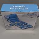 Jasonwell Inflatable Pool Float Adult - Pool Floaties Lounger Floats Floating Chair Raft with Adjustable Backrest Cup Holders Water Floaty Lake Lounge Tanning Floats Beach Party Toys for Adults (Blue)