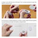 Aqara Zigbee Wireless Mini Switch,Compatible with Apple HomeKit,Google Home,Alexa,Requires Aqara Hub,Versatile 3-Way Control Button for Smart Home Devices,Works with IFTTT