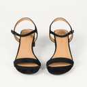 Amazon Essentials Women's Ankle Strap Low Heel Sandals, Size 12