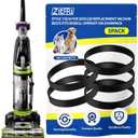 2 x for Bissell Style 7/9/10 P/N 3031120 Vacuum Belt 5-Pack for Bissell PowerForce Helix CleanView Swivel Rewind Pet Powerlifter Pet Hair Eraser Vacuum Cleaner Rewind Parts 2031093 32074 3031123