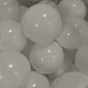 Heopeis Ball Pit Balls - 2.7inch Plastic Ball Play Balls BPA Free Phthalate Free Non-Toxic Play Balls for Children Ball Pit Party Brithday Ball Pool Tent (White)