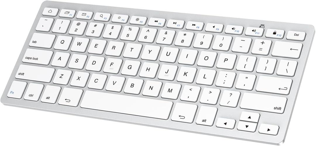 SPARIN Bluetooth Keyboard for Samsung Galaxy Tab A11 Plus/A9 Plus/S11/S10 FE/S10+/S6 Lite, Wireless Keyboard for Android, Windows,Samsung Tablet, PC, Phone-Ergonomic, Lightweight, Ultra-Slim-Grey