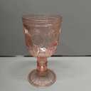 12 Oz Vintage Wine Glasses Goblets Drinking Glasses Sunflower Embossed Glassware Plastic Champagne Flutes Unbreakable Wedding Toasting Glasses Party Wine Cups for Bridal Shower Party (24, Pink)