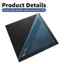 2PCS 12 x 12 x 1/8(0.12) Inch Anodized Aluminum Sheet, Black Aluminum Engraving Blanks, 3MM Thin Metal Plates for Laser Engraving, Crafting, DIY, House Decoration