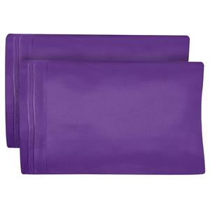 Dreamcare King Pillow Cases Set of 2 - Double Brushed 1500 Luxury Series Microfiber - Envelope Closure, Wrinkle- Free, Cooling Pillow Cases - King Size Pillow Cases Set of 2 (20 x 40, Purple)