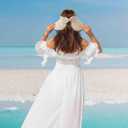 Sun Visor Hat for Women, Wide Brim Straw Summer UV Protection Hat, Foldable Roll-up Packable Beach Cap (Beige)