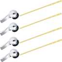 Honoson 4 Pieces Toilet Tank Handle Flush Lever Replacement Universal Flush Lever Finish Handle for Most Front Mount Toilet