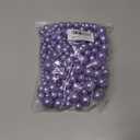300Pcs Light Purple Polished No Hole Faux Pearl Beads for Vase Filling Decorations, Plastic Pearls Vase Fillers, Table Scatters, Wedding Centerpiece, Home Decor, 8/14/20 mm