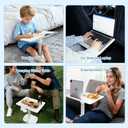 Car Desk for Laptop Passenger Seat- Adjustable Car Seat Tray Table for Work & Eating Universal Lap Desk for Front or Rear Seat