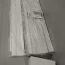 29" W x 60" H Cordless Faux Wood Blinds, White, Room Darkening, Waterproof, Easy to Install, Inside/Outside Mount