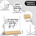 Motivational Gift for Women Men Mentor, Mental Health Awareness, Self Love Gifts, Positive Affirmation Sign Acrylic Desk Sign Decor FOR