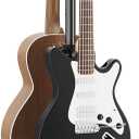 STRICH Guitar Stands Floor, 2 Adjustable Guitar Stand Holder, Heavy Duty 2 Guitar Stand for Acoustic Electric Guitars Bass Banjos, Folding Multi Guitar Stands 2-Holder, FH-S2 Black