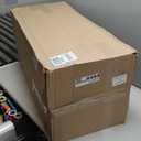 Umbra Venti Kitchen Trash Can with Swing Top Lid, Large 16-Gallon (62 L) Capacity, Black/Nickel