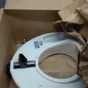 Medline Elevated Toilet Seat Riser W/Microban Antimicrobial Protection for Seniors, Adults & Handicapped  400 Lbs. Capacity, White