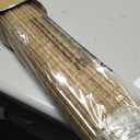 LazBlinds No Tools No Drill Cordless Bamboo Roman Shades, Light Filtering Window Treatment, Roll Up Bamboo Blinds for Windows 30'' W x 64'' H, Eastfield Teak