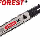 14 Inch Bar and Chain Combo - 3/8" LP Pitch 52 Drive Links Fits Husqvarna 120, Echo CS-310, Ryobi RY3714 and More Gifts for Men, Father's Day Gifts for Dad (3 Chains+ 1 Bar) (AF14052BQ1L)