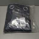 NICETOWN Room Darkening Draperies Curtains Panels, 2 Panels Black W52 x L108