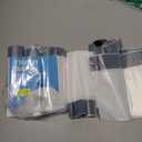 120 Counts 1.6 Gallon Mini Drawstring Trash Bags, Small Garbage Bags by KSSKSS, Code a fit 4.5-8 Liter, 1.2-2 Gal, White Trash Bin Liners for Home Office Kitchen Bathroom Bedroom