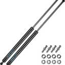 ARANA Gas Struts 28 inch 200 Pound with 10MM Ball Studs, 28" Gas Spring Shocks Lift Supports for Heavy Duty Lid Snowmobile Trailer Tonneau Cover Trap Door Custom Wooden Lid(Fit 180-220lbs Lid), 2Pcs