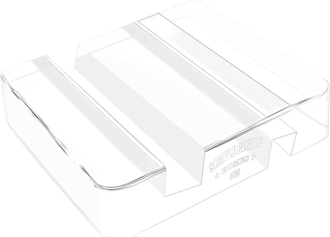 Clear Acrylic Phone Stand for Desk and Kitchen Counter, Mobile Phone Bedside Holder, Universal Compatible with Most IPone and Android SmartPhones