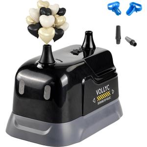 Balloon Pump Electric, Dual Nozzle Balloon Inflator Air Pump, Fast & Easy Inflation for Party Decorations, Birthday, Wedding, Baby Shower  Lightweight, Portable Balloon Blower Machine
