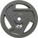 Signature Fitness Cast Iron Plate Weight Plate for Strength Training and Weightlifting, Olympic or Standard, Multiple Sizes (Standard (1-Inch Center))