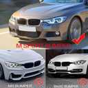 Front Bumper Lip Splitter Compatible with 2012-2018 F30 F31 Base 3 Series (M Tech/M Sport Only), Air Dam Spoiler Lower Chin 2Pcs Fits for Sedan, Protection Body Part (Carbon Fiber Pattern)