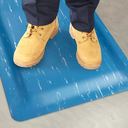 Silicone Floor Mats — 27 x 16 inches, Blue, for Indoor and Outdoor Use.