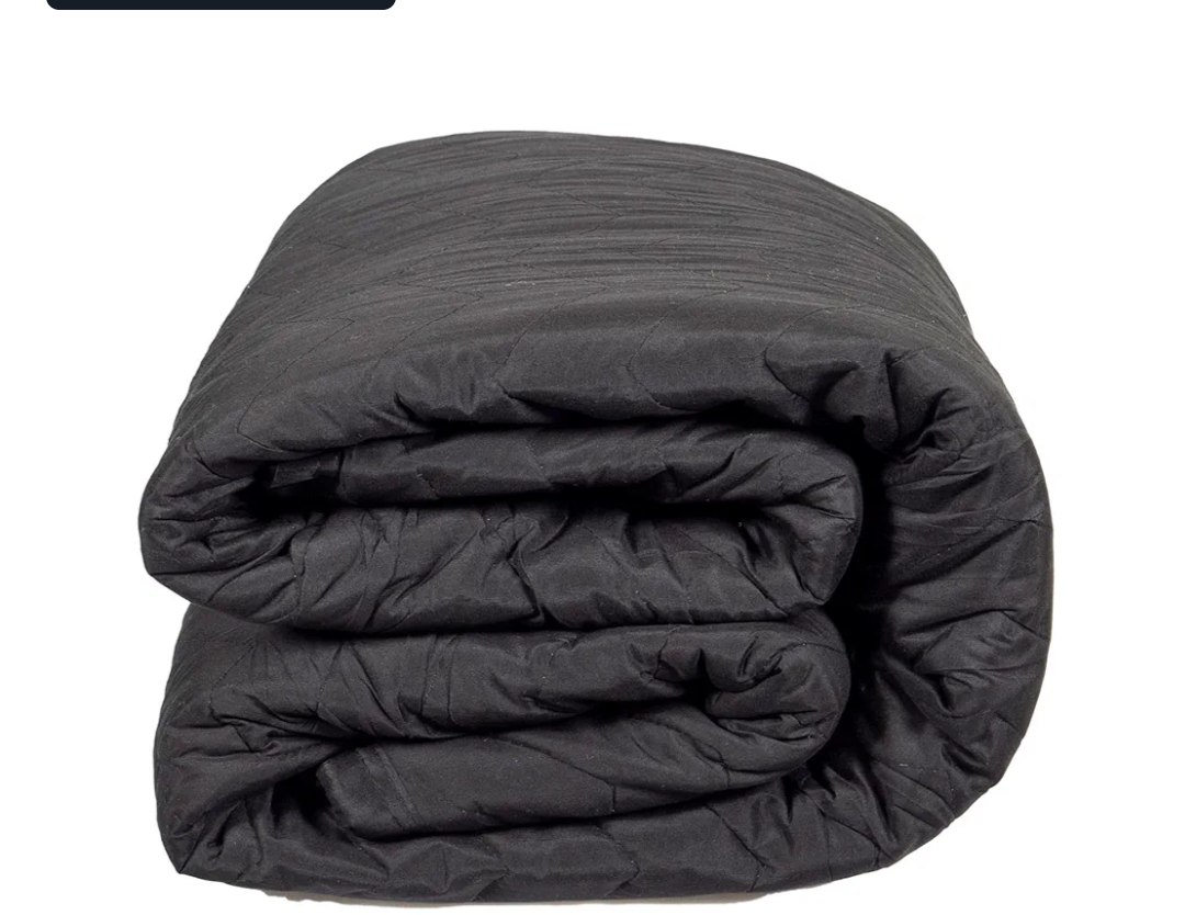 US Cargo Control 80"x72" Large Sound Dampening Blanket with Grommets for Wall Hanging, Sound and Acoustic Blanket, Machine Washable, 9 Pounds
