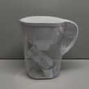 Brita Large Water Filter Pitcher for Tap and Drinking Water, Includes 1 Standard Filter, BPA-Free, Lasts Two Months, 10-Cup Capacity, Bright White