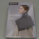 VAAGHANM Heating Pad: Electric Heat Pad for Neck & Shoulders & Back - Weighted Instant Heating Pads-6 Heat Options & 6 Auto Timer Mode- Gifts for Mom Women-Grey