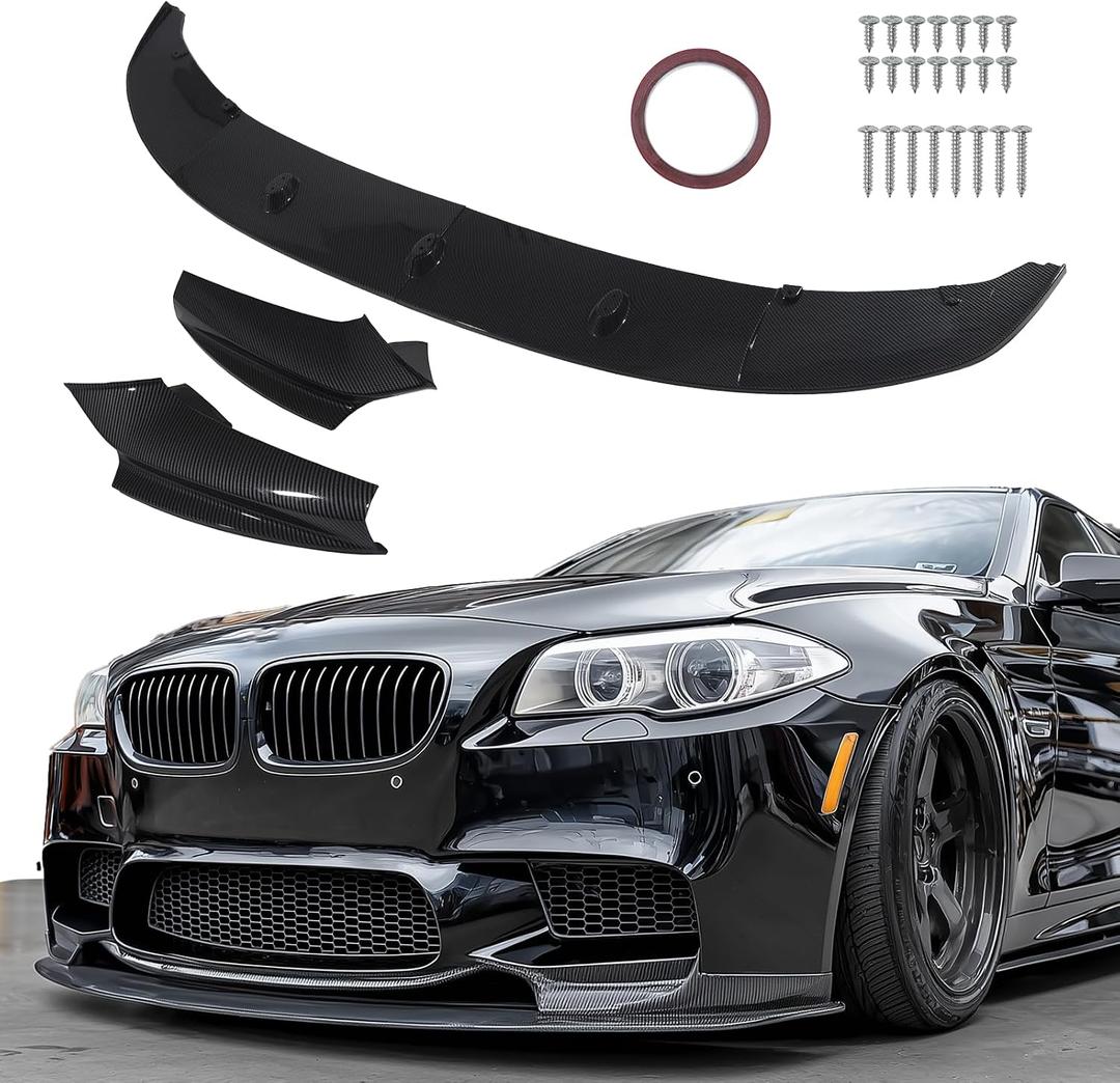 Front Splitter Lip for BMW 5-Series F10 2011-2016 520i 535i 550i M Sport