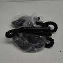 MECCANIXITY Battle Rope 20ft x 1 Inch Polyester Workout Rope Heavy Fitness Exercise Rope for Strength Training Home Gym Muscle Building, Black