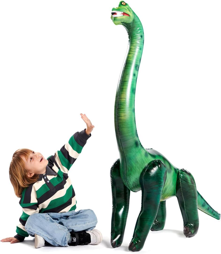 JOYIN 51" Brachiosaurus Inflatable Dinosaur Toy for Party Decorations, Birthday Party Gift, Gift for Kids and Adults