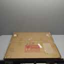 24 Inch Wall-Mounted Round Bathroom Mirror with LED-Lights - Frame Vanity Mirrors (24" x 24", Black)