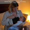 Momcozy A1Pro Lactation Massager, Deep Vibration & Rapid Heating for Clog Relief & Efficient Pumping, Breastfeeding Essentials with Memory Function & Fast Charging, for Postpartum Mom, Red