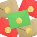 6 x Fancy Land Embossed Gold Foil Stickers Heart Envelope Seal Sticker for Wedding Invitations Bridal Shower Greeting Cards Wrapping Decoration Supplies 500Pcs