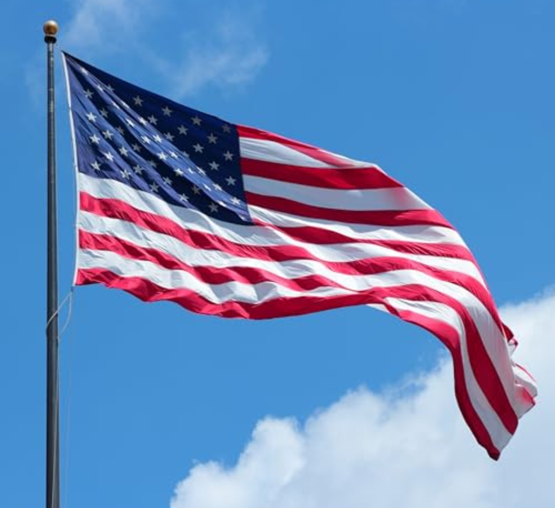 Pack Of 3 Premium 2x3 ft American Flag - Heavy Duty 110g Rashel Fabric, All-Weather, Reinforced Stitching, Superior Wave, Outdoor/Indoor Use (2x3 Foot)