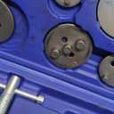 Orion Motor Tech 24pc Brake Caliper Compression Tool Set, Heavy Duty Brake Piston Compressor Tool and Wind Back Tool Kit for Brake Pad Replacement, Universal Disc Brake Caliper Tool Set with Blue Case