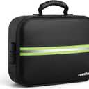 Fireproof Document Bag with Lock, Upgraded Fireproof, Heat Insulated & Waterproof Box for Document,Portable Storage for Home and Travel, Suitable for Document and Laptop