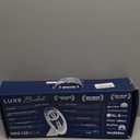 LUXE Bidet NEO 120 - Single Nozzle, Self-Cleaning, Non-Electric Bidet Attachment for Toilet Seat, Adjustable Water Pressure, Rear Wash (Blue)